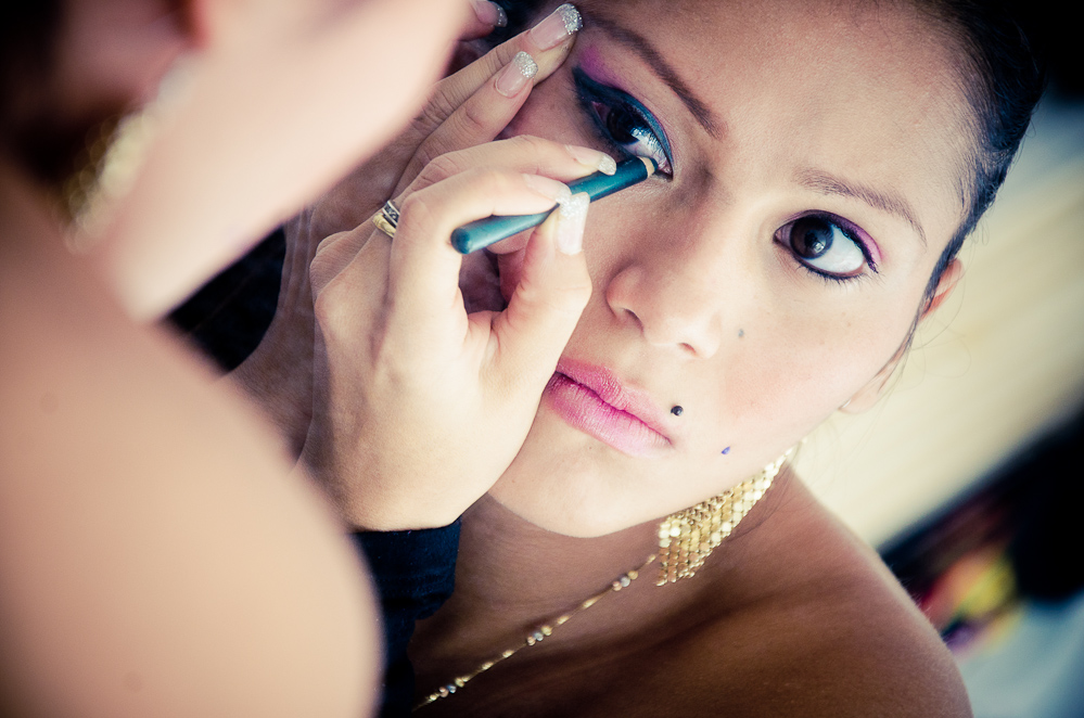 Trucco per modella