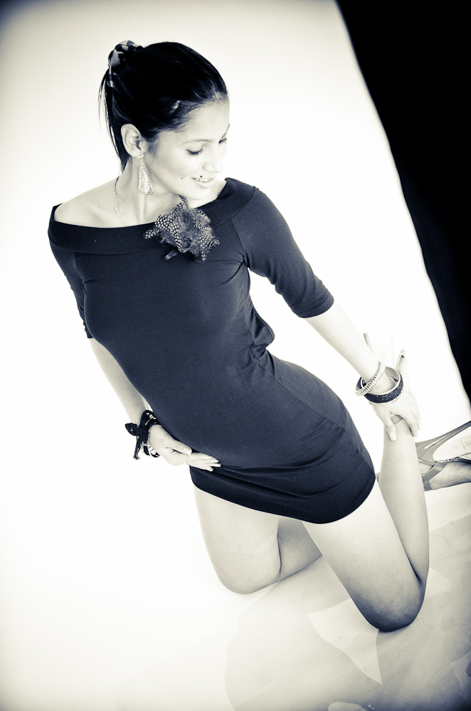 Foto modella servizio