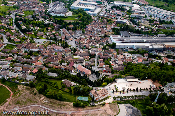 Foto aerea città