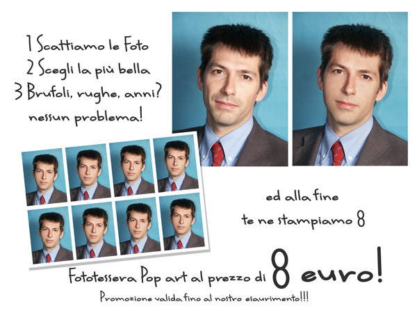 Foto tessera ritocco